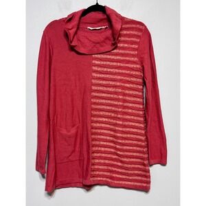 Soft Surroundings Cottagecore‎ Lagom Knit Tunic Sweater Small Boho Minimalist